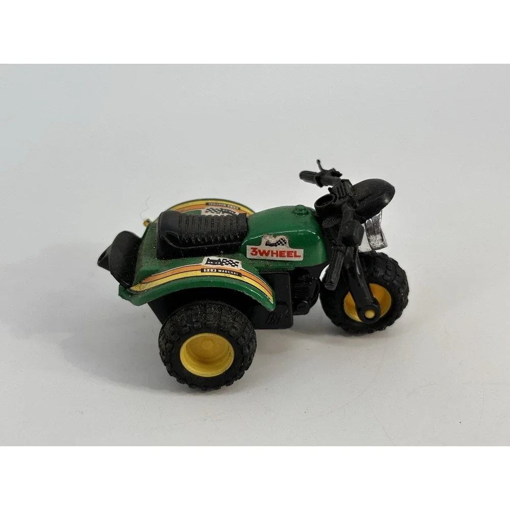 Vintage Koni 250 Texaco Three 3 Wheeler Trike Pull Back Toy Green‎